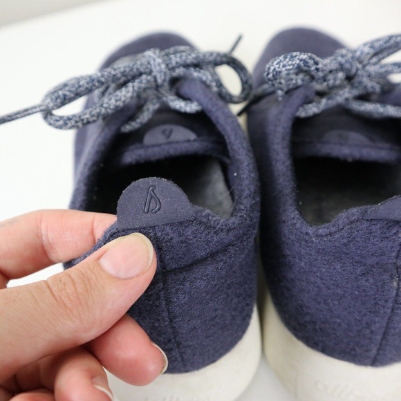 Allbirds Womens Size 8 Wool Runners Shoes Navy Blue Merino Comfort Running - Picture 7 of 10